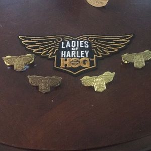 Ladies of Harley patch & pins